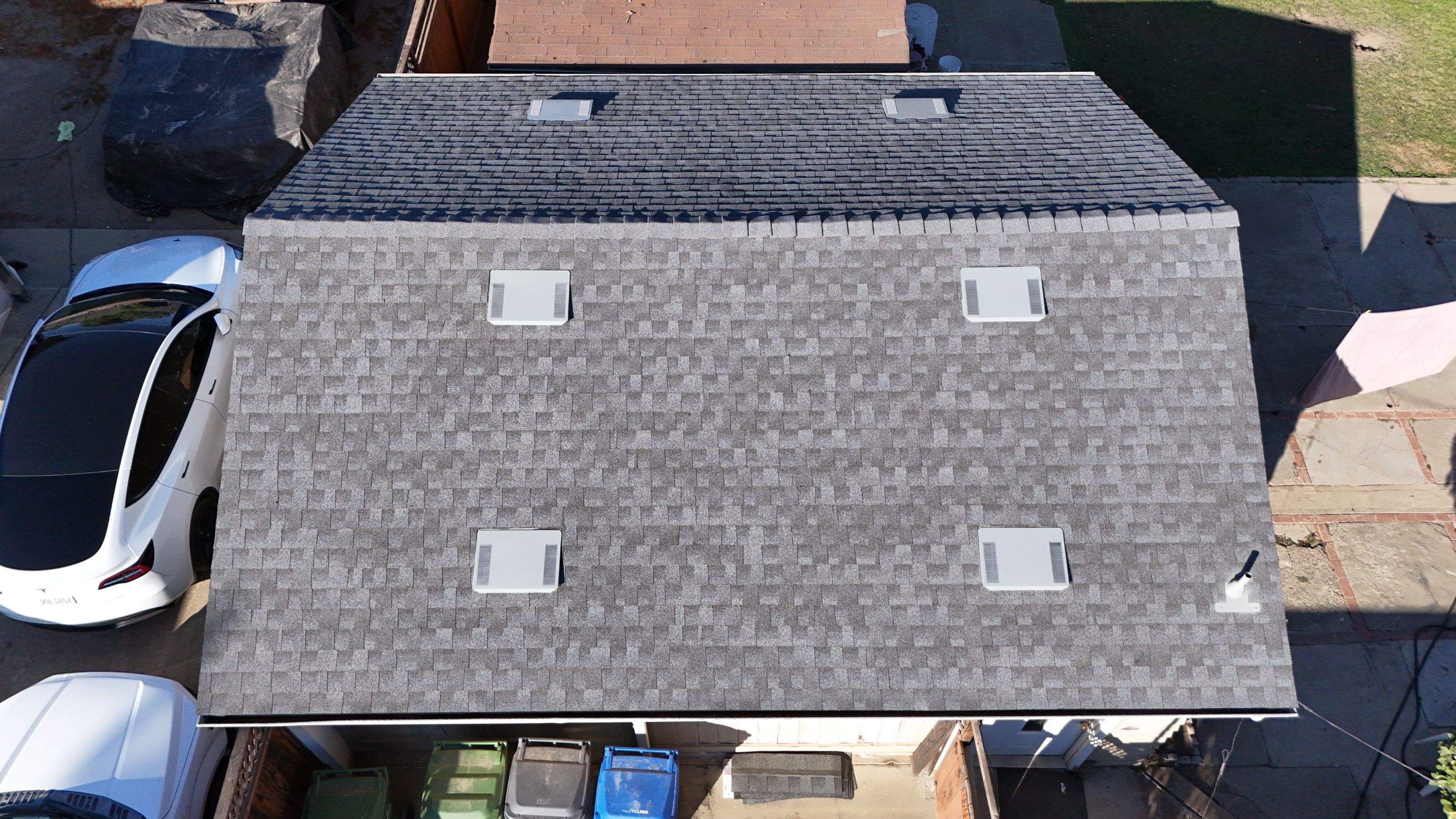 Malarkey Highlander shingles ridge and flashing Amesti